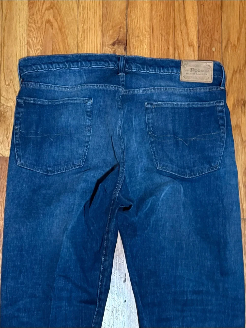 Polo Ralph Lauren The Thompson Relaxed Fit Denim Jeans 33x32 Med Wash FIT LOOSE